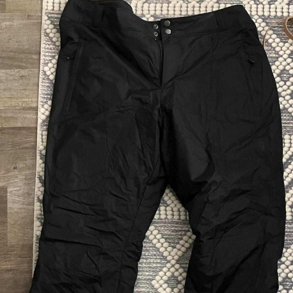Women's Columbia Black Snow Pants